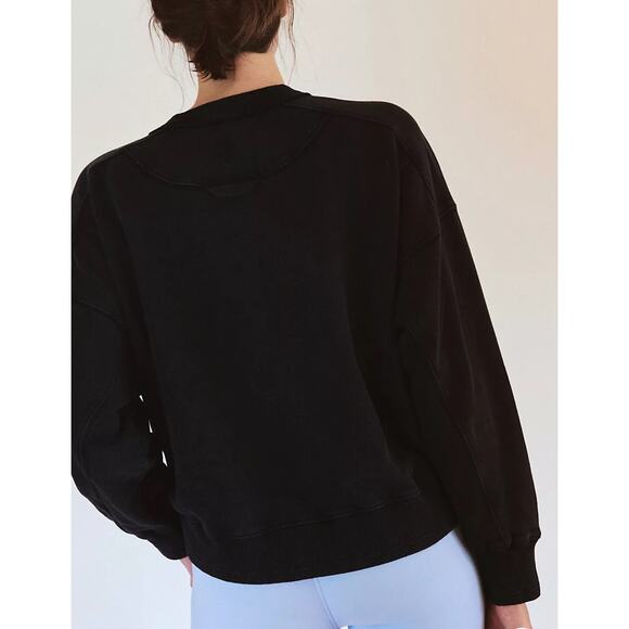 FP Movement x Hatch Intercept Maternity Pullover, Black, Size Small NEW - Picture 2 of 5